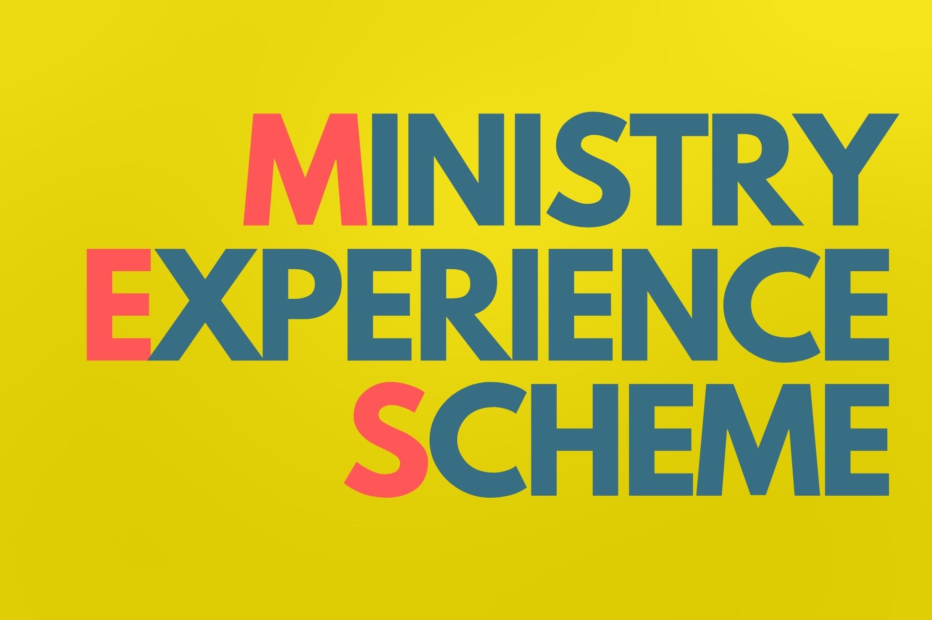 Ministry Experience Scheme