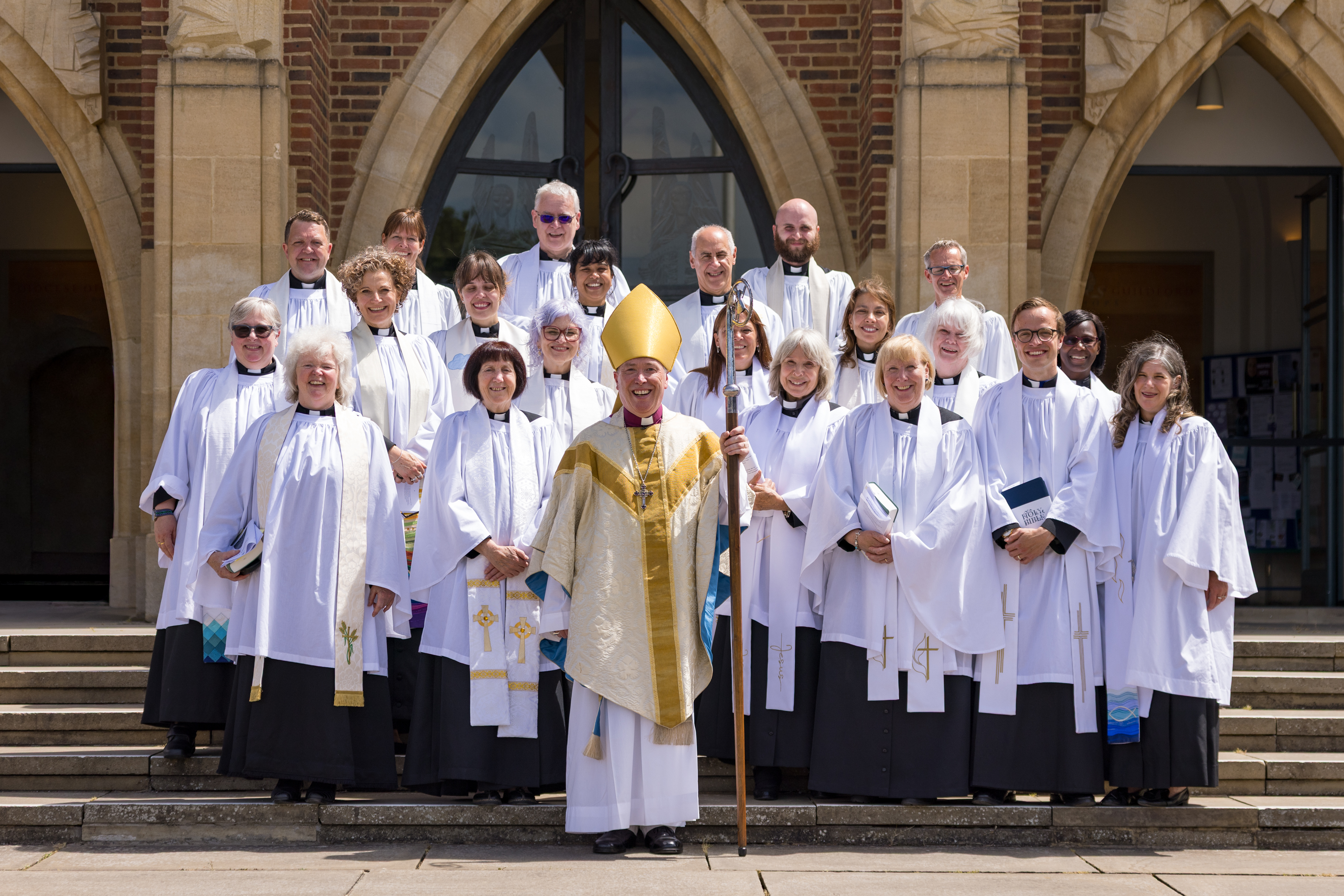 The latest priests with Bishop Paul